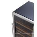 Stainless Steel Wine Dual Zone Freestanding Wine Cellars